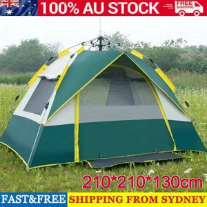 Pop-Up Waterproof Camping Tent for 3-4 People