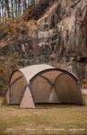 4.1m Khaki Camping Picnic Tent with Walls