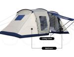 Mountview Large Family Camping Tent for 6-8