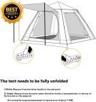 4-6 Person Waterproof Pop Up Camping Tent