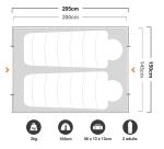 Oztrail Tasman 2-Person Dome Camping Tent