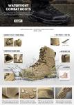 CQR Men's Lightweight Waterproof Tactical Boots