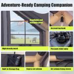 Inflatable 4-Season Camping Tent with Electric Pump