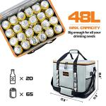 INSMEER 65-Can Leakproof Camping Cooler Bag