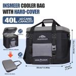 40L Insulated Cooler Bag for Camping & Picnics