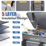 Insulated 40L Cooler Backpack with Bottle Opener