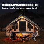 Inflatable 4-Season Camping Tent with Electric Pump