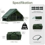 Inflatable Waterproof Camping Tent for 2-4 People