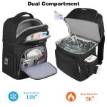 Insulated Cooler Backpack Holds 30 Cans
