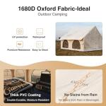 KNUO Inflatable Waterproof Camping Tent for 5-8