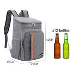 GIOD Insulated Picnic Backpack Cooler Bag - Grey