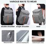 GIOD Insulated Picnic Backpack Cooler Bag - Grey