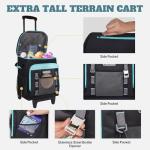 INSMEER 80 Can Collapsible Rolling Cooler Bag