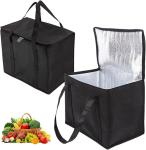 2 Pack Insulated Cooler and Grocery Bags