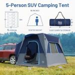 Timber Ridge Portable 5-Person SUV Camping Tent