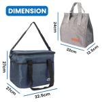 Insulated Cooler Bag Set - 22L & 7L