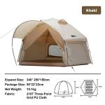 Spacious Hexagonal Luxury Family Camping Tent
