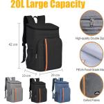 Large Insulated Leak-Proof Cooler Backpack for Camping