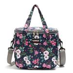Floral Collapsible Soft Cooler Bag for Adventures