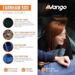 Vango Farnham 500 Family Tent with Sun Porch