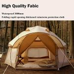 Spacious Hexagonal Luxury Family Camping Tent