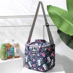 Floral Collapsible Soft Cooler Bag for Adventures