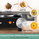 CUSIMAX Portable Electric Hot Plate for Camping