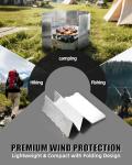 Bay Breeze Folding Wind Screen for Camping Stove