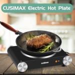 CUSIMAX Portable Electric Hot Plate for Camping