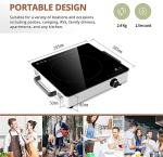 2200W Portable Infrared Electric Cooktop with Touch Control