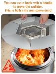 Solo Stove Bonfire Heat Deflector with Handle