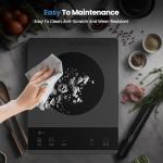 PAYISHO 3500W Portable Ceramic Cooktop with Timer