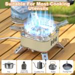 Portable Gas Camping Stove with Piezo Ignition