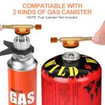 Portable Gas Camping Stove with Piezo Ignition