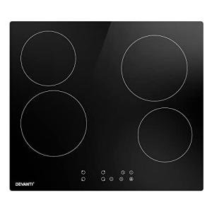 Portable 4-Burner Electric Cooktop with Touch Control