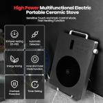 VEXMAECY 3500W Portable Double Ring Cooktop