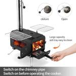Portable Camping Wood Stove for Tents