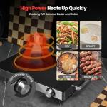 VEXMAECY 3500W Portable Double Ring Cooktop