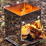 REDCAMP Portable Wood Burning Camp Stove