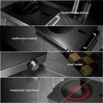 VEXMAECY 3500W Portable Double Ring Cooktop