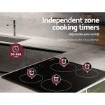 Portable 4-Burner Electric Cooktop with Touch Control
