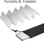 Uning Camp Stove Windscreen - Lightweight Folding Shield