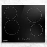 Portable 4-Burner Electric Cooktop with Touch Control