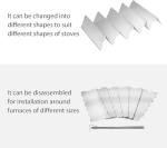 Uning Camp Stove Windscreen - Lightweight Folding Shield