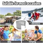 Ultralight Portable Folding Camping Stove Windscreen