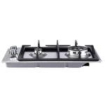 Devanti 2 Burner Portable Gas Cooktop, 30cm