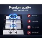 Devanti 2 Burner Portable Gas Cooktop, 30cm