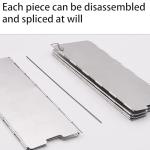 Ultralight Folding Camp Stove Windshield for Backpacking