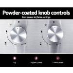 Devanti 2 Burner Portable Gas Cooktop, 30cm