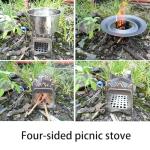 Portable Folding Wood Burning Camping Stove